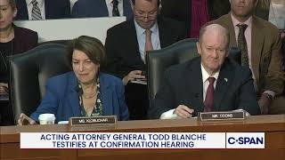 Acting Attorney General Todd Blanche Opening Statement at Confirmation Hearing