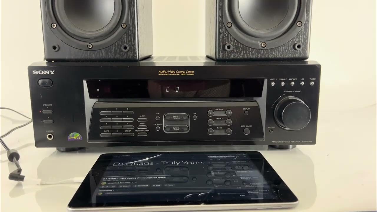 Sony STR DE185 Audio Video High Power Amplifier Stereo Receiver READ