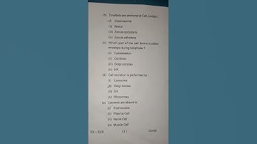 Bsc. Zoology Sem 2 Core 3 Question Paper .#bbmku#Atmadeepobhava#