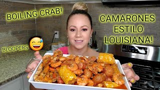 COMO PREPARAR CAMARONES ESTILO LOUSIANA🦐 BOILING CRAB! 🦀