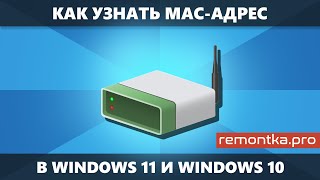 Как узнать MAC-адрес Windows 11 и Windows 10