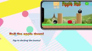 Apple Roll Mobile app game trailer screenshot 1