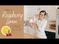 Raspberry Lemon Cake, WITH RECIPES!