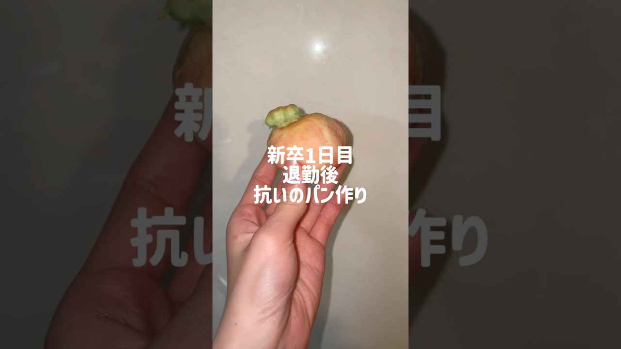 【新卒1日目】退勤後でもパンを作りたい#26卒 #新卒 #社会人vlog