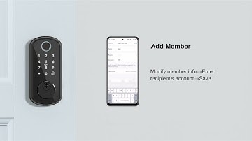 10 How to Add a Member for the Hornbill A4/Y4/M3 Smart Lock?  (Smart Life app)
