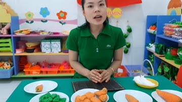 Tạo hình nặn củ cà rốt