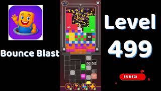 Bounce Blast Level 499 Walkthrough 🎮💥 | Tricky Ball Puzzle Solution | Go Answer