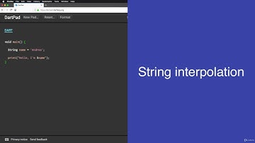 010 Dart and Flutter String interpolation
