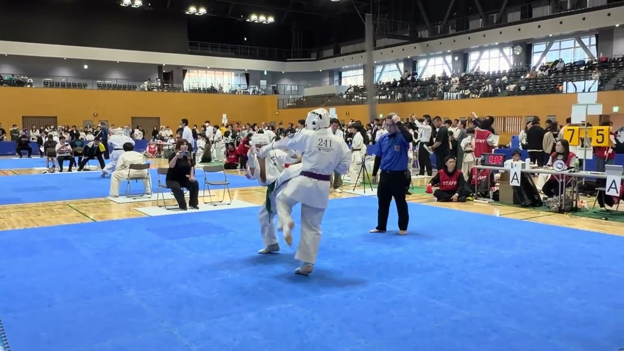 2026.2.22（日）第20回静空塾ジュニア空手道選手権大会〜リアルチャンピオンシップ2026選抜〜【香陵アリーナ　主催:静空塾】小学6年男子（40kg以上）2回戦　判定勝ち