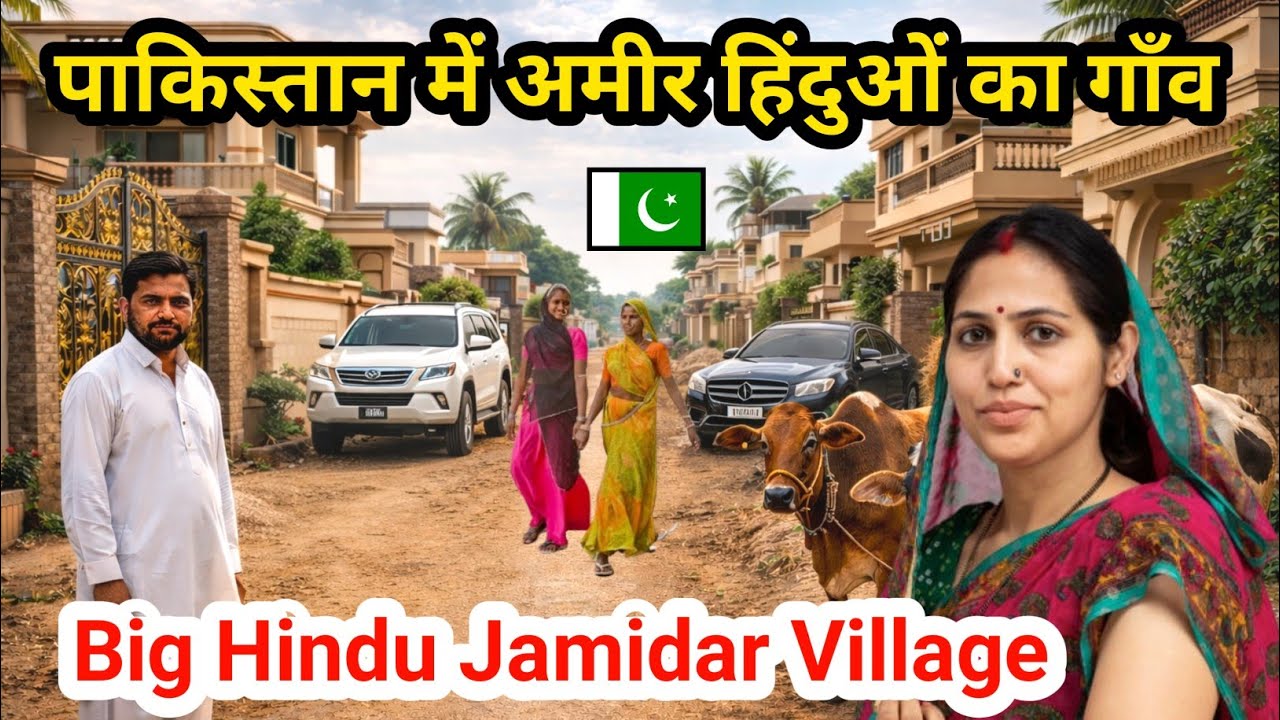 Rich Hindu Mali Village 1000+ Home 🏠 in Pakistan | Hindu Jamidar in Pakistan  | Haresh Rathor Vlogs 