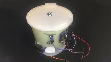 Cách tự làm thùng rác thông minh Arduino Cảm biến  IR | NVK