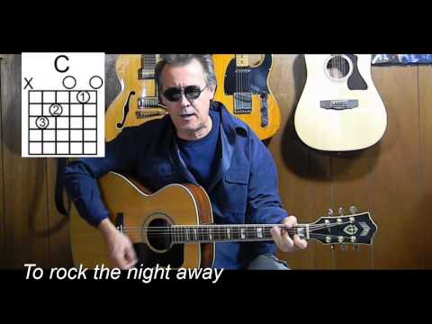 Jingle Bell Rock with Lyrics & Chords - Christmas - How to play - C8