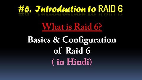 How to Configure RAID Level 6 In RHEL/CentOS in Hindi || RAID Level 6 Configuration in Hindi