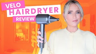 VELO ESSENTIAL HIGH SPEED HAIR DRYER REVIEW!