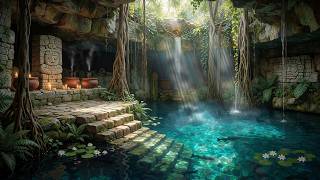 Sunlit Sacred Cenote 💧 Airy Ambient Guitar for Reading and Focus screenshot 5