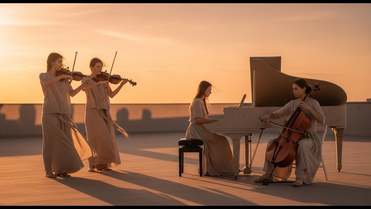 金色迷雾：舒缓的钢琴和弦乐，让您在静谧中呼吸