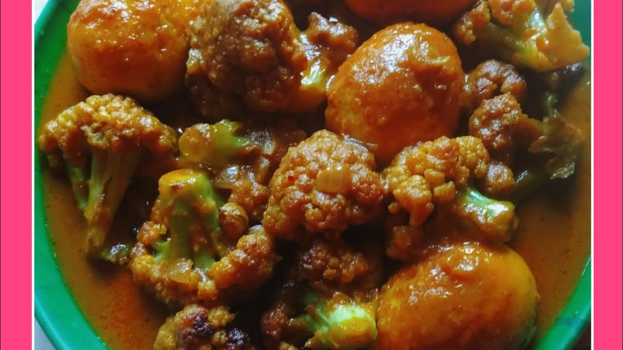 ফুলকপি ডিম কারি। Fulkopi Egg Curry Recipe।। (Cauliflower Egg Curry)। Simple Village Style