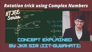 Trick to rotate vectors using complex numbers.
