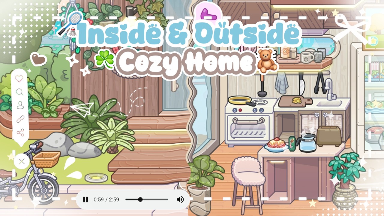 Decor Cozy Home Inside & Out ☘️🧸 || avatar world decor || decorate room design in avatar world