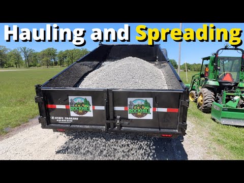 Can You Spread Gravel With A Dump Trailer