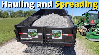 Spreading Rock With a Dump Trailer  Learning to Tailgate