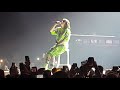 Billie Eilish in Prague 20 Aug 2019 - emotional speech & When The Party's Over & Bury A Friend