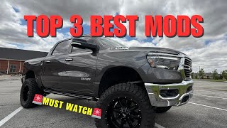 Top 3 BEST MODS For Ram 1500- MUST WATCH