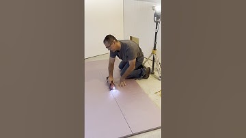 BEST way ever to cut polystyrene foamular board! HACK, SUPER HACK! #basement #construction #diy