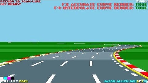 Pseudo 3D Road #4 - curves, interpolation, accuracy corrections