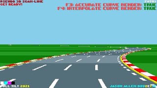 Pseudo 3D Road #4 - curves, interpolation, accuracy corrections
