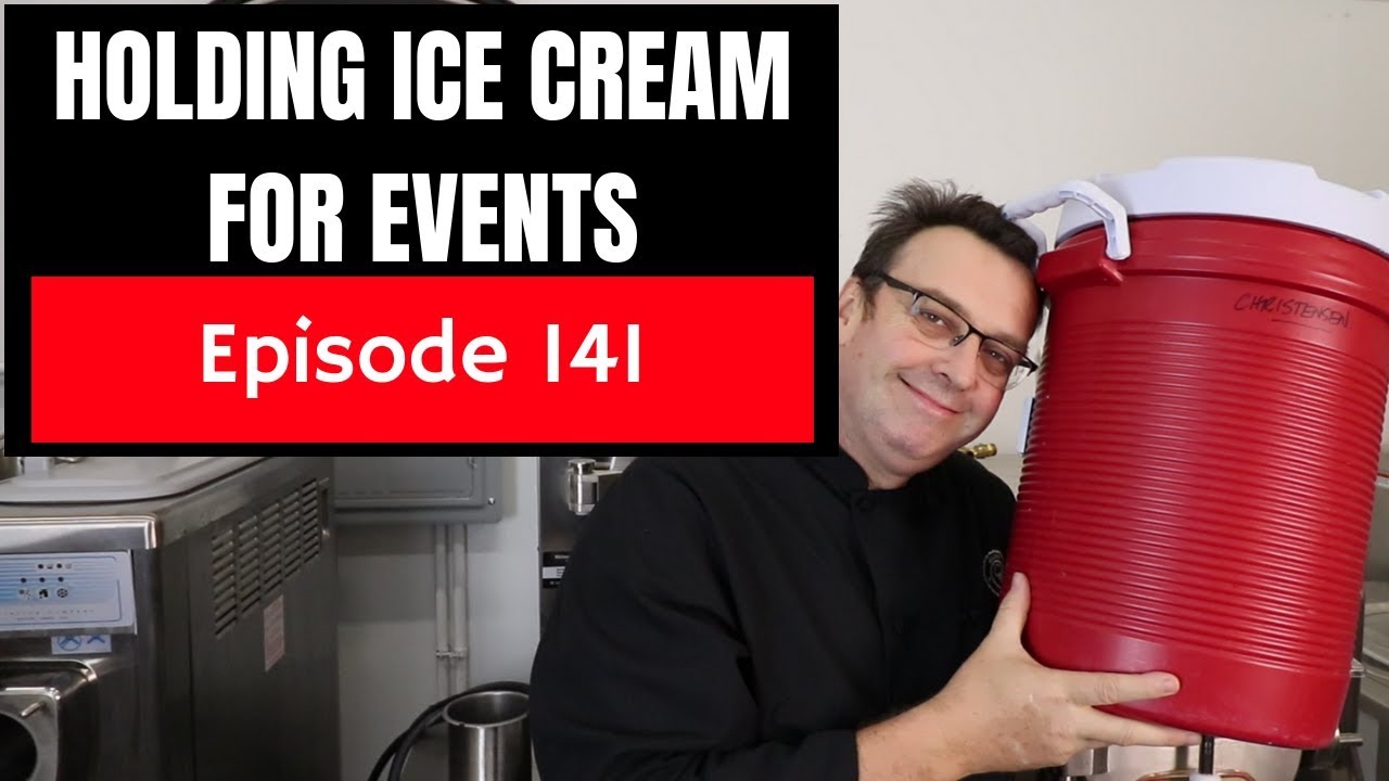 Holding Ice Cream For Events