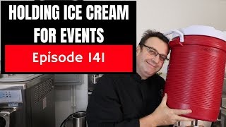 Holding Ice Cream For Events