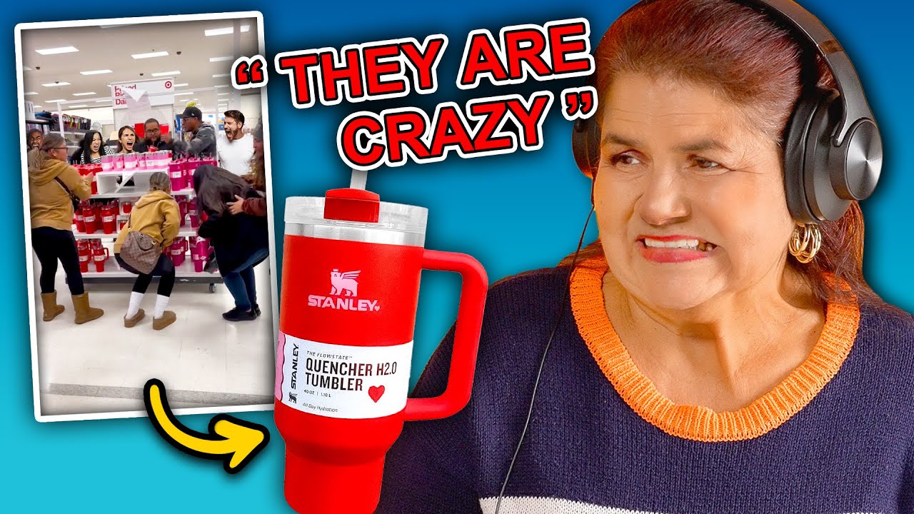 Mexican Moms React To The Stanley Cup Craze Youtube