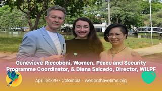 Genevieve Riccoboni, Women, Peace and Security Programme Coordinator, Diana Salcedo, Director, WILPF