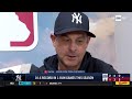 Aaron boone discusses win over angels