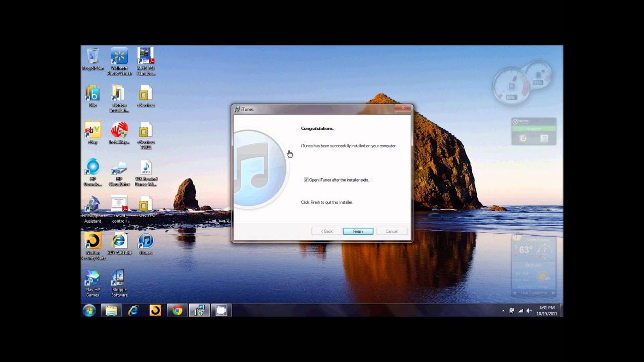 download itunes on a pc