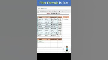 Advanced Filter Formula in Excel #excel #exceltips #exceltutorial #msexcel #msexcelfullcourse