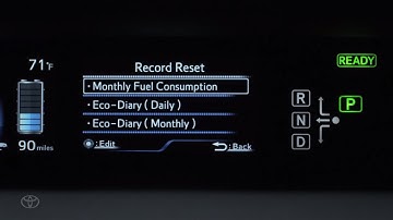 The Toyota Mirai l Multi-Information Display – Customizable Settings | Toyota