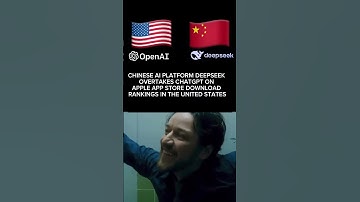 DEEPSEEK AI R1 overtakes CHATGPT on Apple app store #ai #openai #deepseek