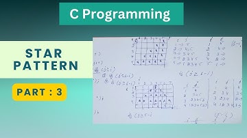 Star Pattern : Isosceles Triangle | C  Programming