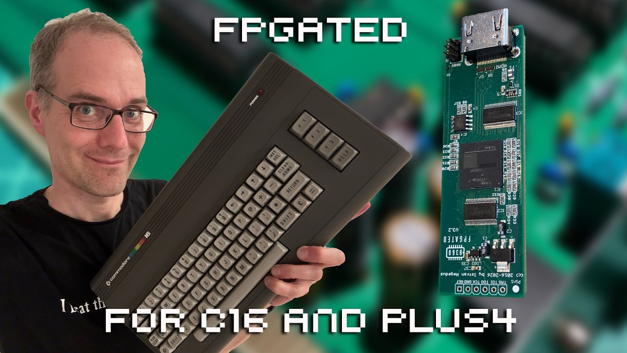 FPGATED for C16 and Plus4 - YouTube
