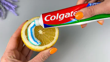 Mix Toothpaste with lemon and you will be shocked! If only I knew about this earlier!