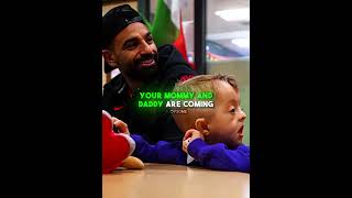 Van Dijk and Salah suprise a sick child😢❤️‍🩹