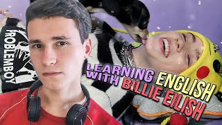 Billie Eilish Plays With Puppies While Answering Fan Questions | Russian reaction to improve English