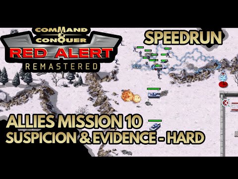 Universitet destillation enorm Red Alert Remastered - Allies Mission 10 (A+B) - Suspicion & Evidence  [Hard] - YouTube