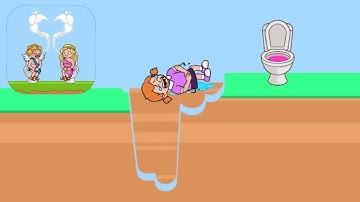Toilet Rush: Pee Master - All Levels Gameplay Android, iOS