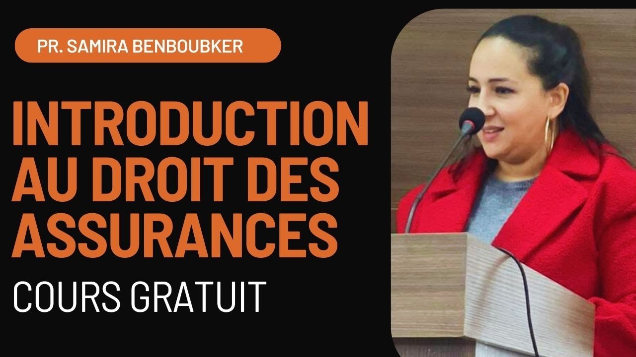 Introduction au droit des assurances - Cours gratuit