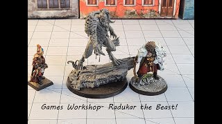 Games Workshop- Super Saiyajin Radukar the Beast, level two!