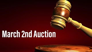 Van Metre Auction - March 2nd Auction Preview