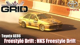 Retro Racing Games : Race Driver GRID (2007) Career - Freestyle Drift : HKS Freestyle Drift